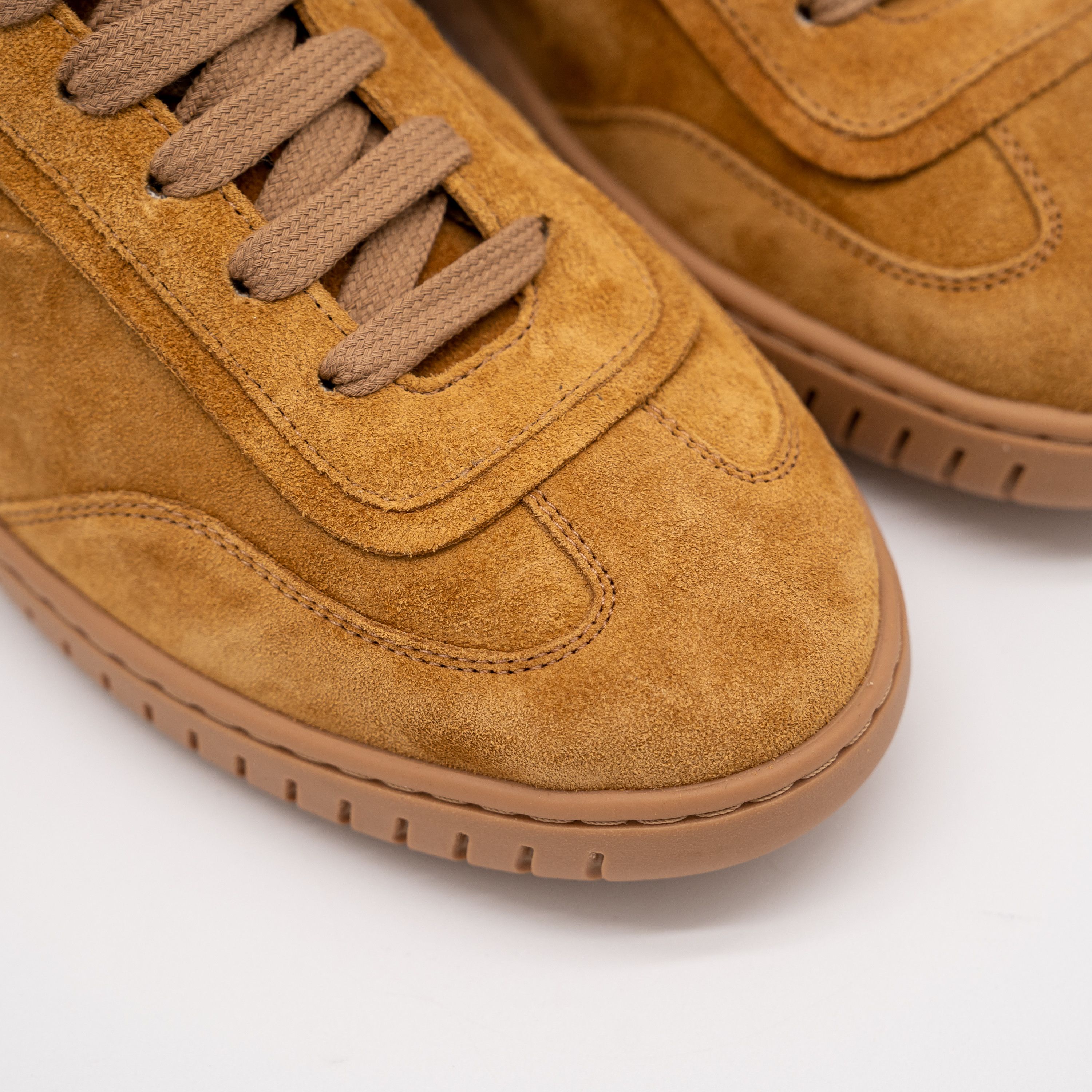 Bally 7.5 Bally Parrel Desert Brown Tan Suede Sneakers Size US 7.5 / EU 40-41 - 7 Thumbnail