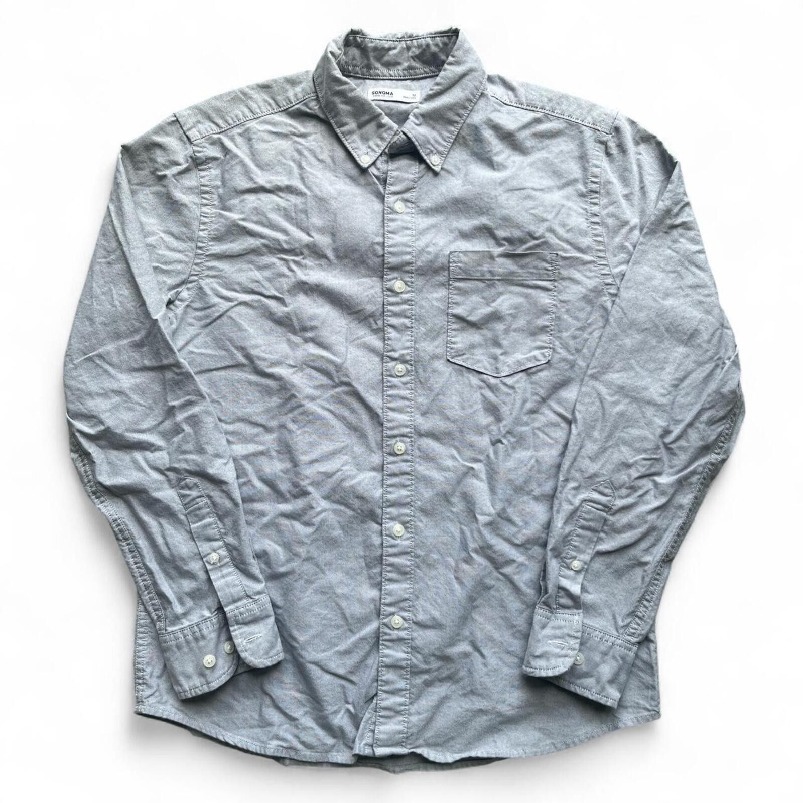 Other Sonoma Men’s Long Sleeve Casual Button Down Large L Shirt Size US L / EU 52-54 / 3 - 1 Thumbnail