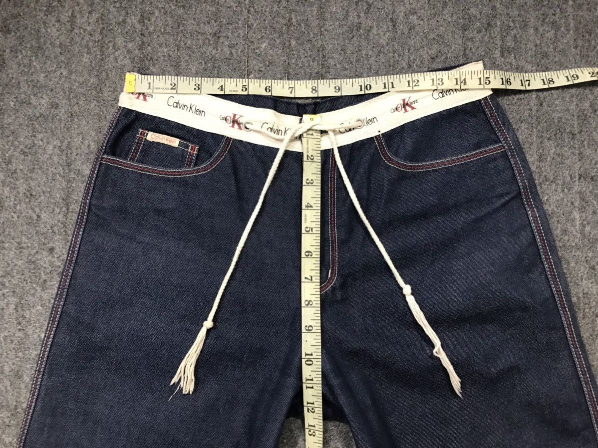 Calvin Klein × Vintage Vintage Calvin Klein Indigo Denim Zipper Size US 30 / EU 46 - 16 Thumbnail