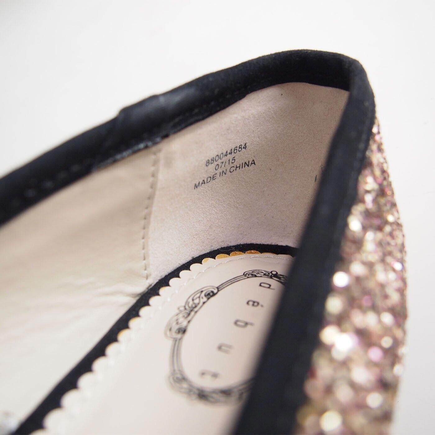Debut Debut Ballet Flats Rose Gold Glitter Womens EU 40 US 9.5 Size US 9.5 / IT 39.5 - 9 Thumbnail