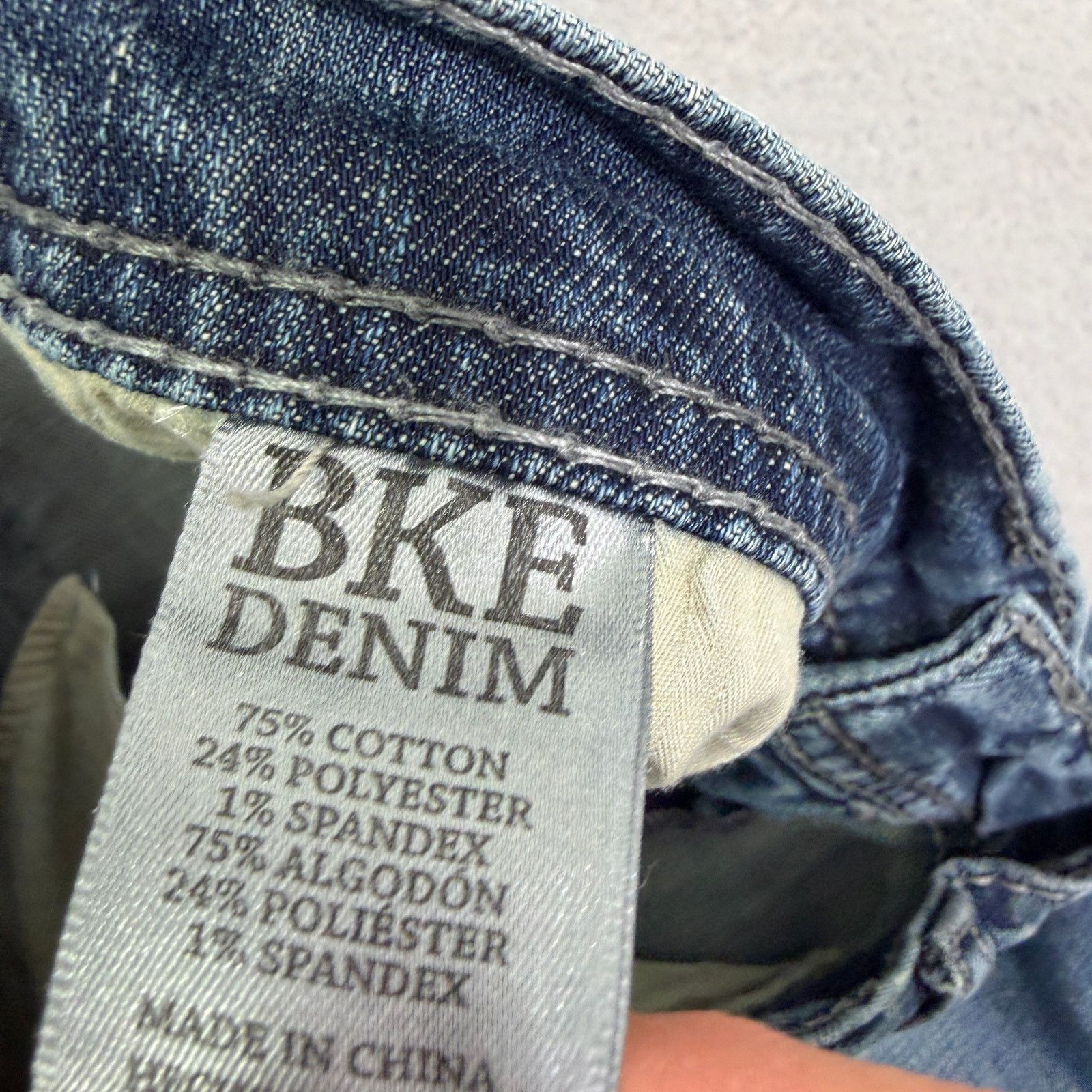 BKE BKE Tyler Straight Jeans Men's 32R (Fits 32x30) Blue Faded Size US 32 / EU 48 - 4 Thumbnail