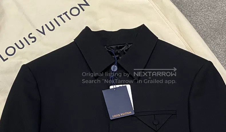 Louis Vuitton Louis Vuitton FW23 Logo monogrammed beaded wool long-sleev Size US M / EU 48-50 / 2 - 4 Thumbnail