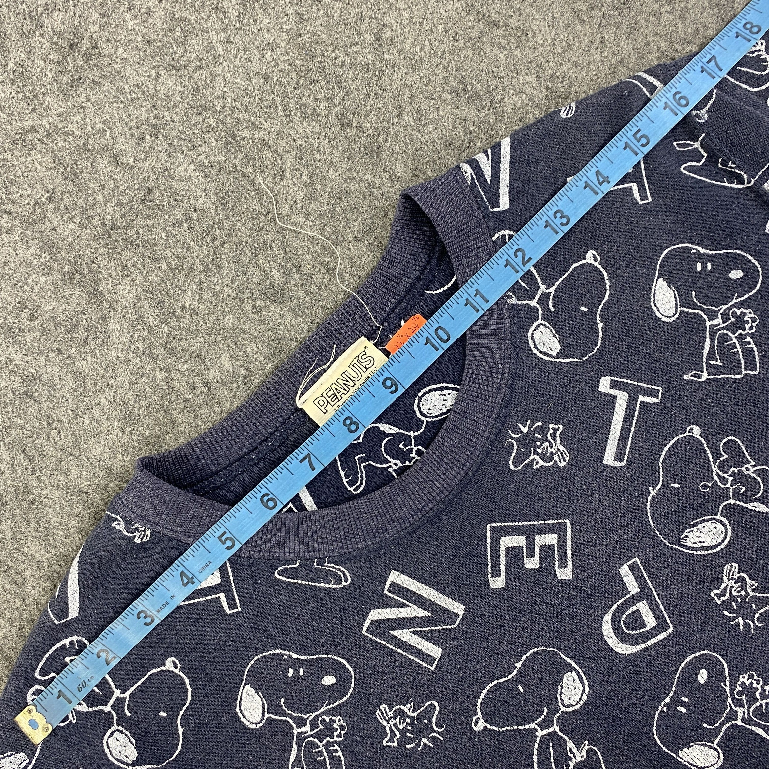 Peanuts Vintage Peanuts Snoopy Full Print Sweatshirt - SW091 Size US M / EU 48-50 / 2 - 5 Thumbnail