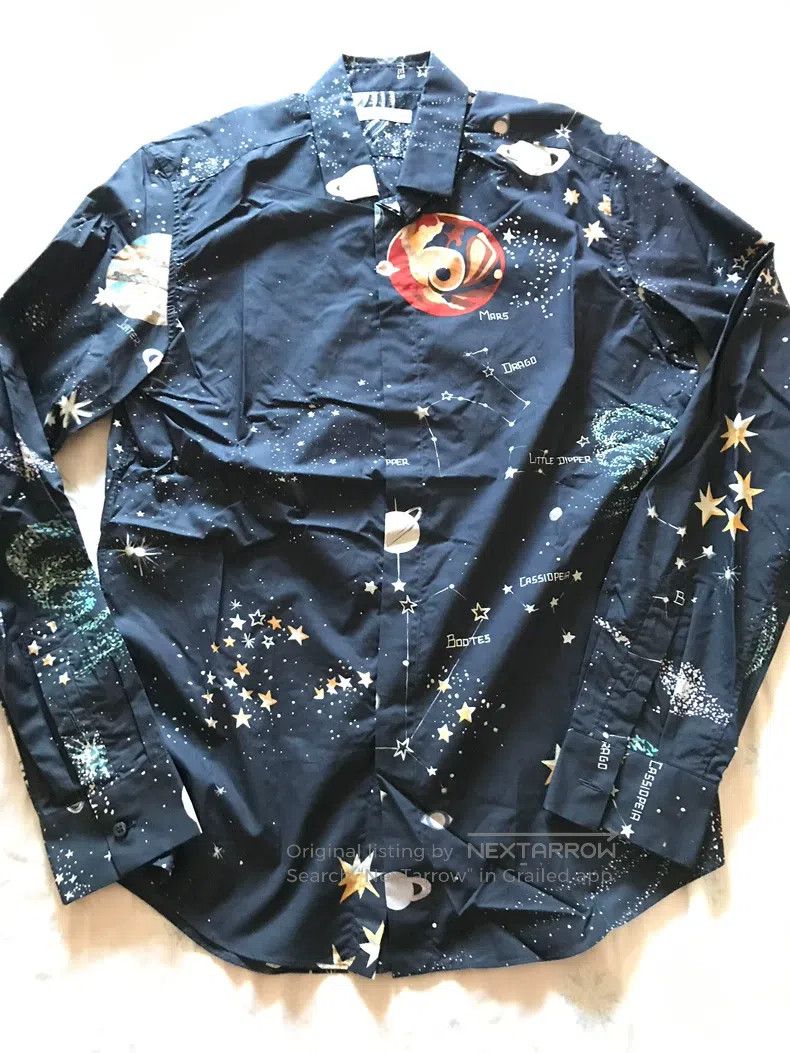 Valentino Valentino Starry sky shirt Size US XXS / EU 40 - 2 Thumbnail