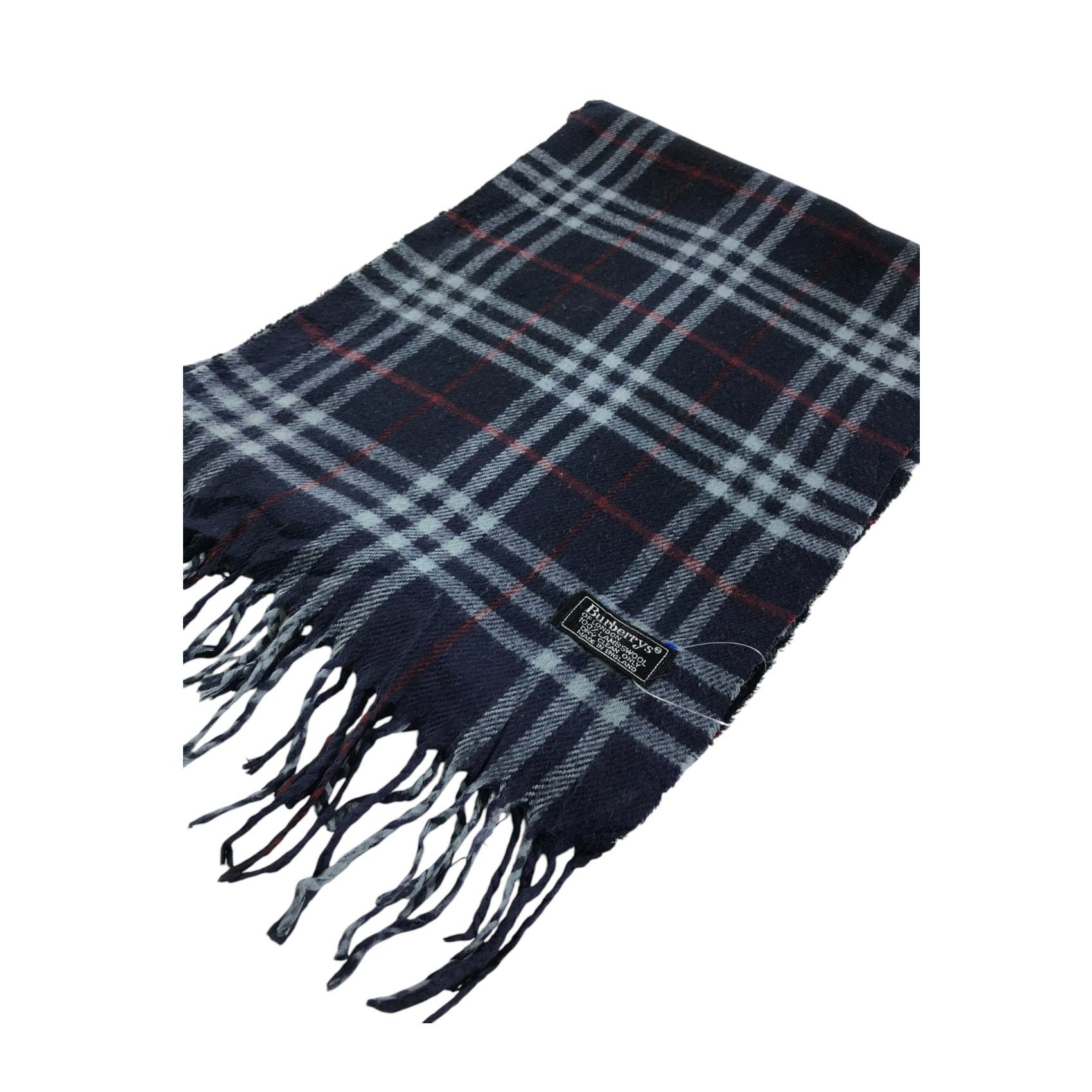 Burberry × Vintage Burberry Scarf / Muffler / Neckwear - WW2681 Size ONE SIZE - 3 Thumbnail