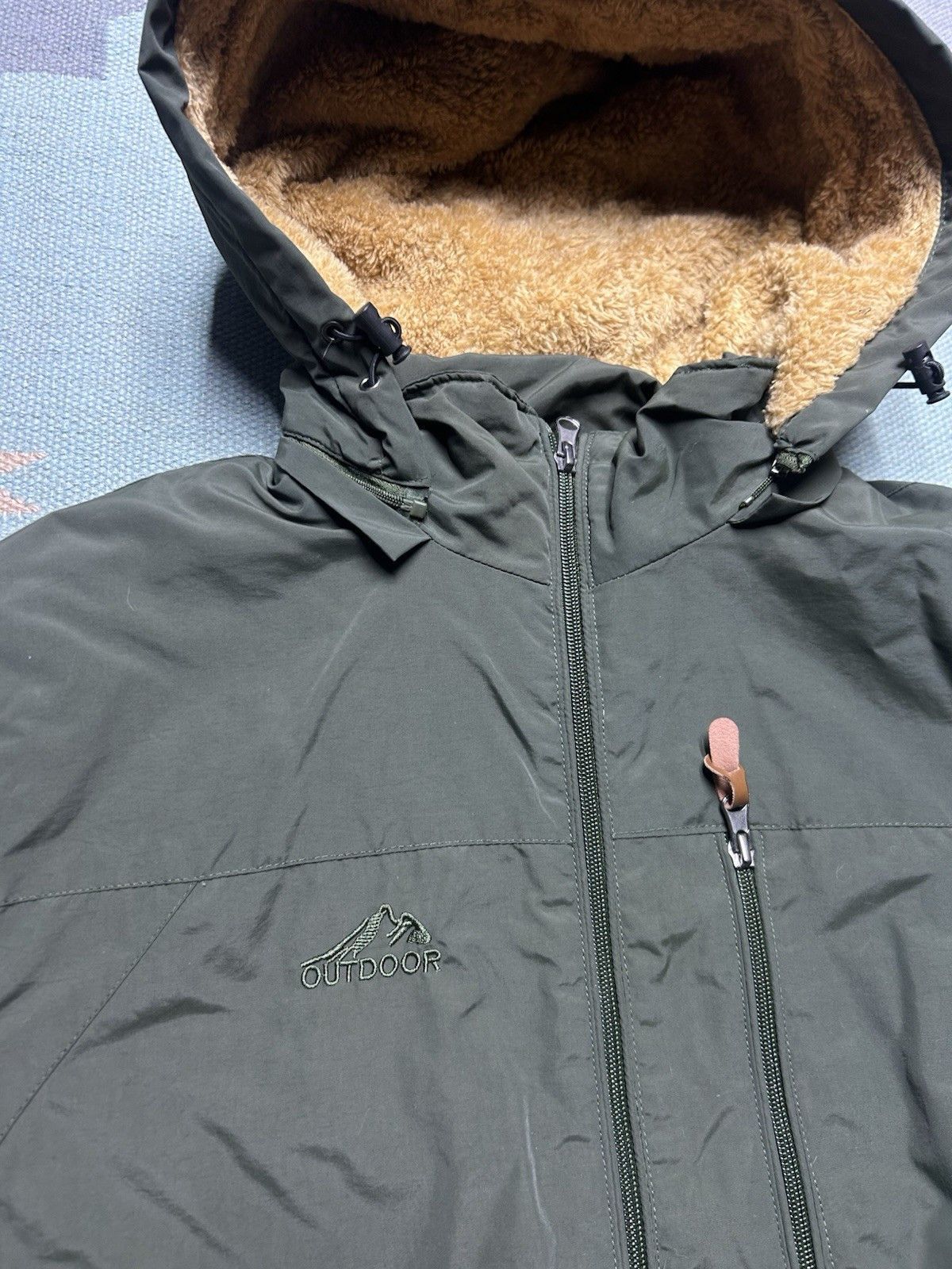 Vintage Outdoors faux fur lined hooded jacket industrial military L Size US L / EU 52-54 / 3 - 3 Thumbnail