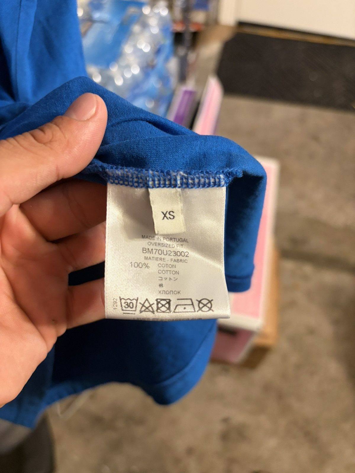 Givenchy Blue Givenchy Paris Tee Size US XS / EU 42 / 0 - 3 Thumbnail