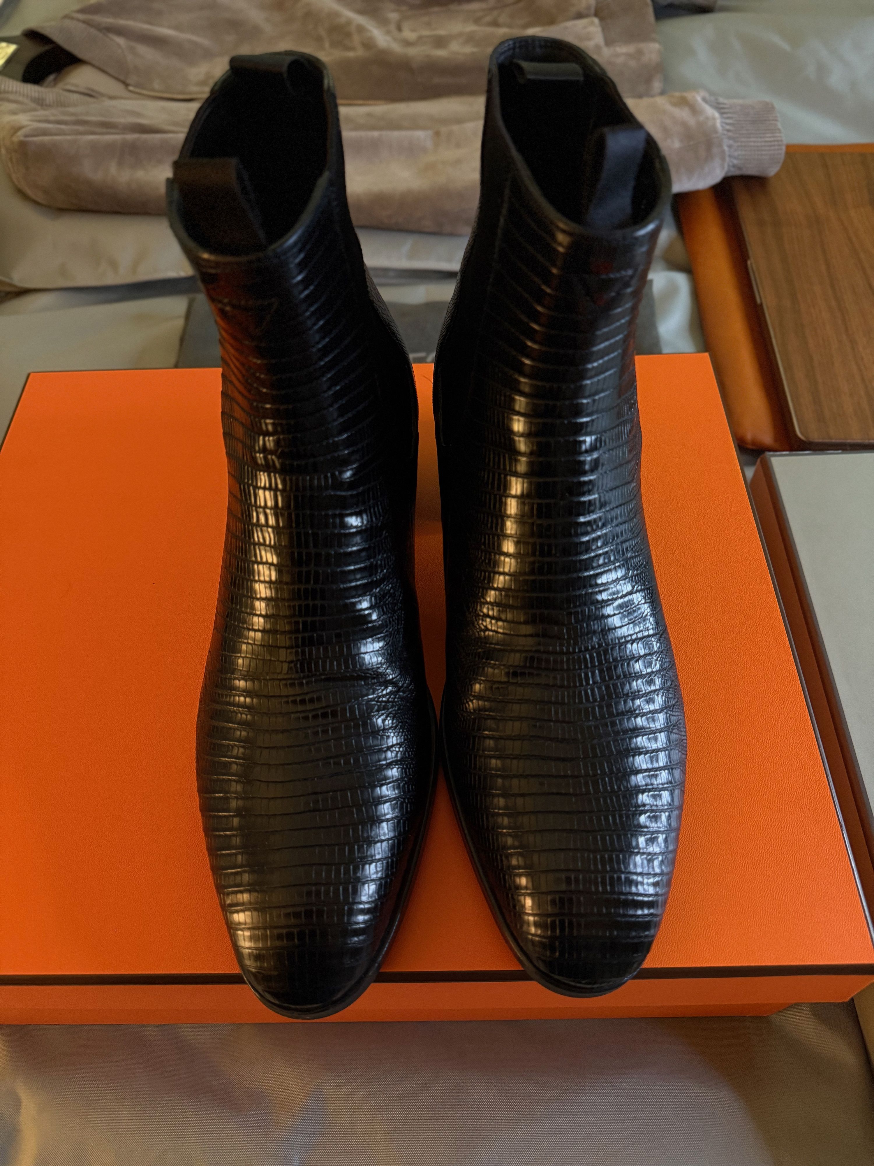 Tom Ford A-List Celeb RARE $5K TOM FORD Lizard Boots, Godly Details Size US 10.5 / EU 43-44 - 13 Thumbnail