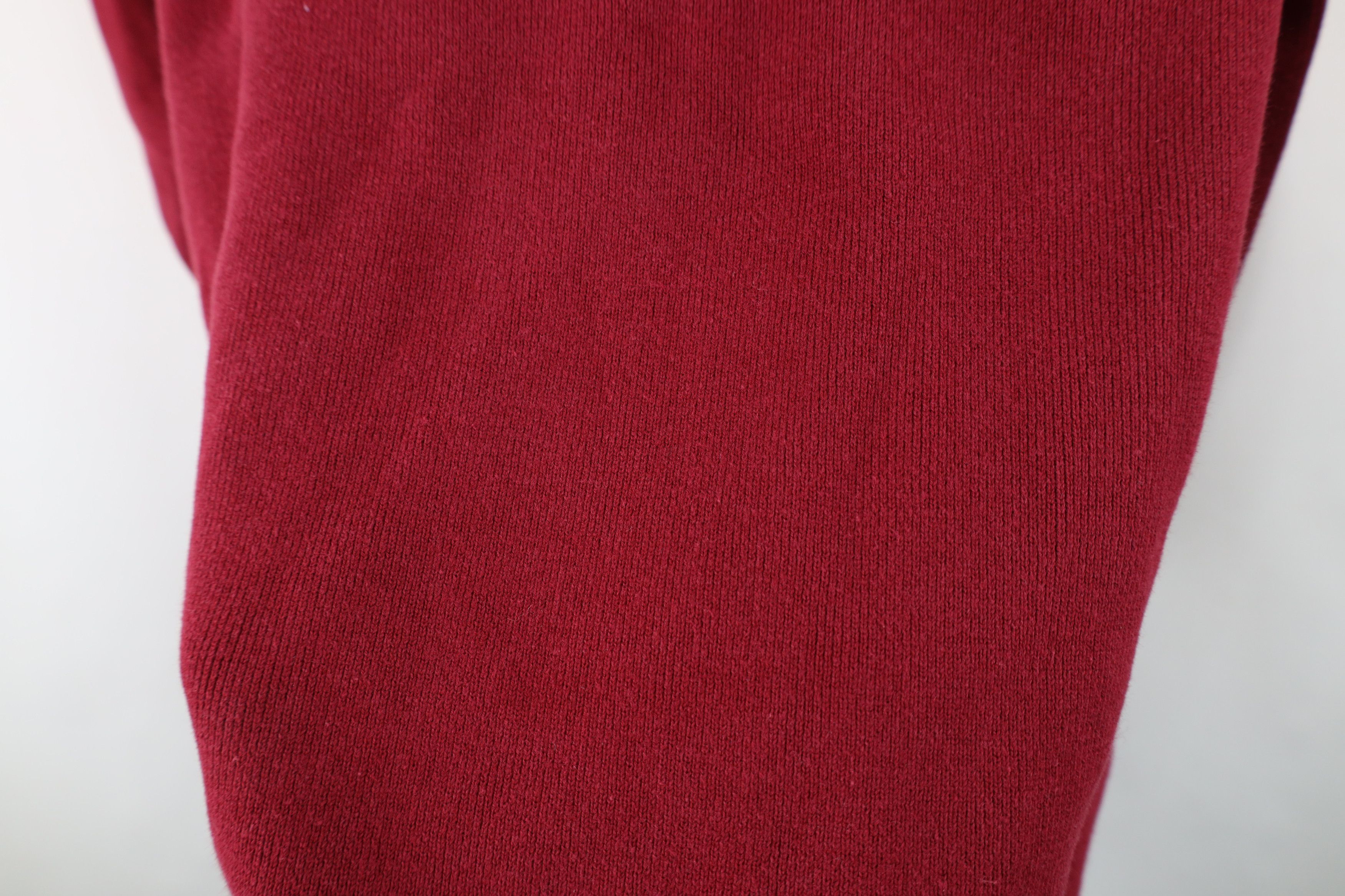Eddie Bauer Vintage Eddie Bauer Cotton Ribbed Knit Sweater Red Japan Size S / US 4 / IT 40 - 8 Thumbnail