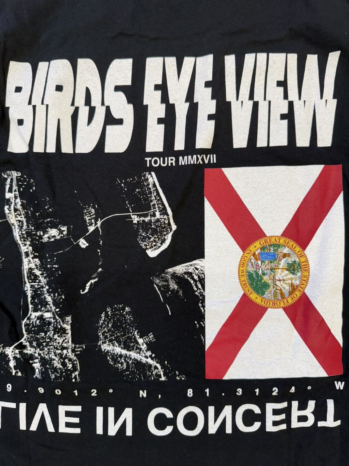 Band Tees × Travis Scott Travis Scott Birds Eye View Live In Concert Long Sleeve Tee Size US M / EU 48-50 / 2 - 2 Thumbnail