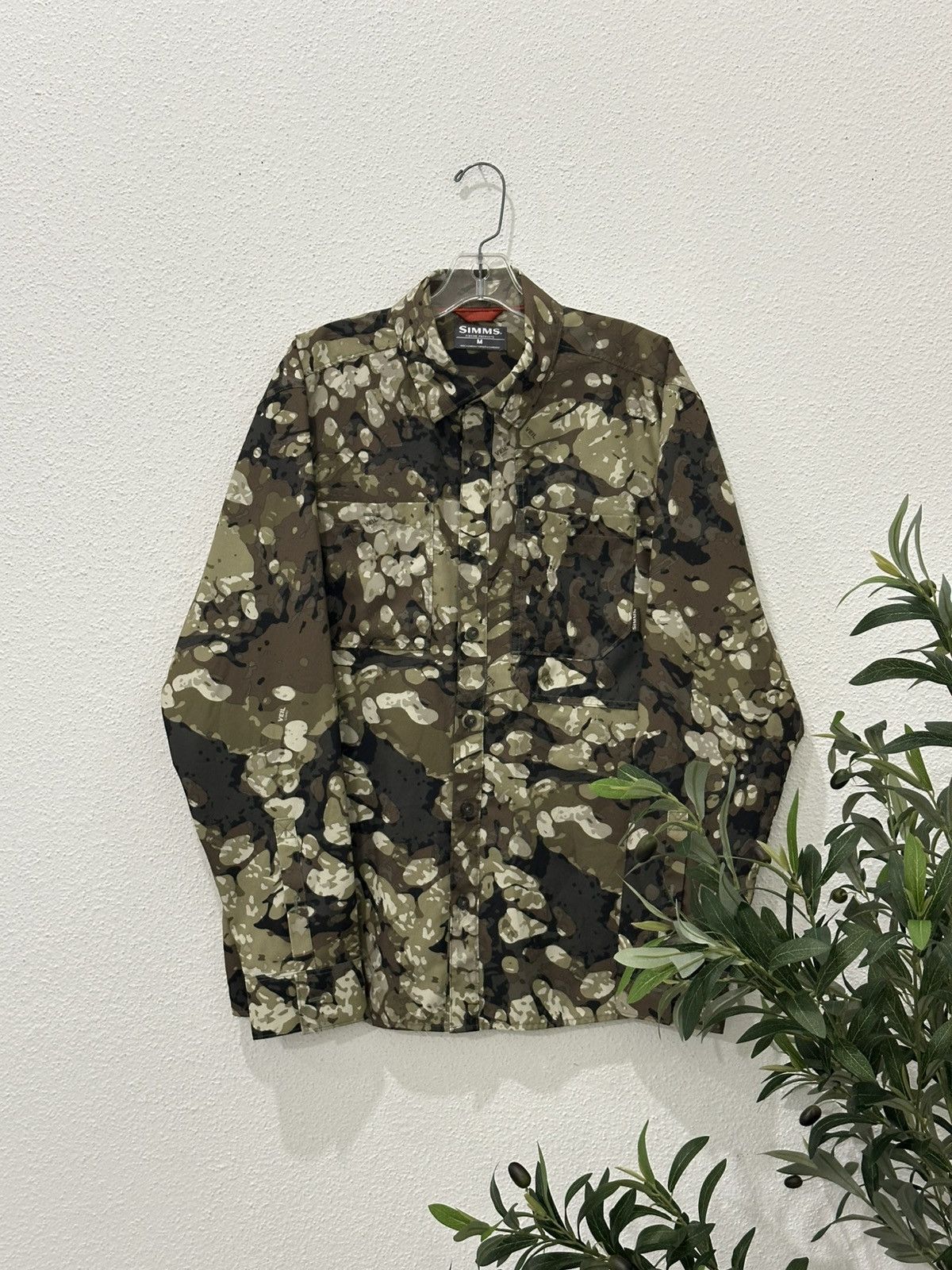 Simms Simms Double Haul L/S Veil Camo Button Down Shirt M Hunting Size US M / EU 48-50 / 2 - 1 Thumbnail