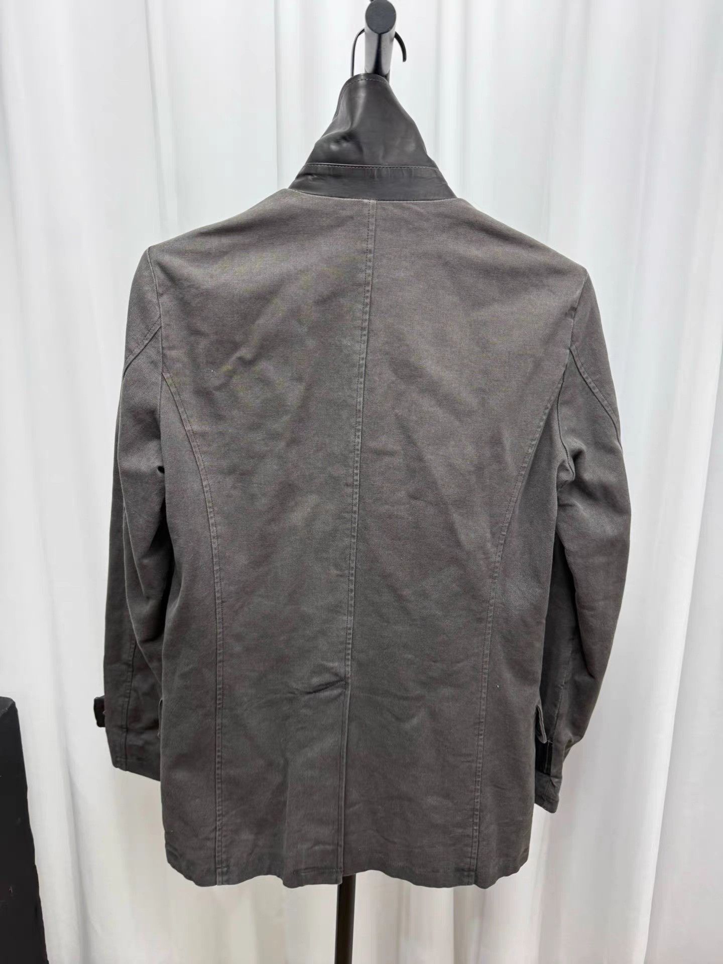 Isamu Katayama Backlash Backlash Panel Leather Washed Jacket K20 Size US S / EU 44-46 / 1 - 9 Thumbnail
