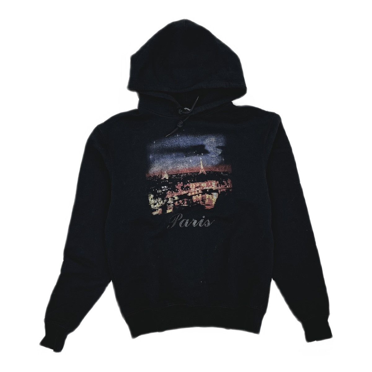Balenciaga Balenciaga Black Paris Liberty Hoodie | Grailed
