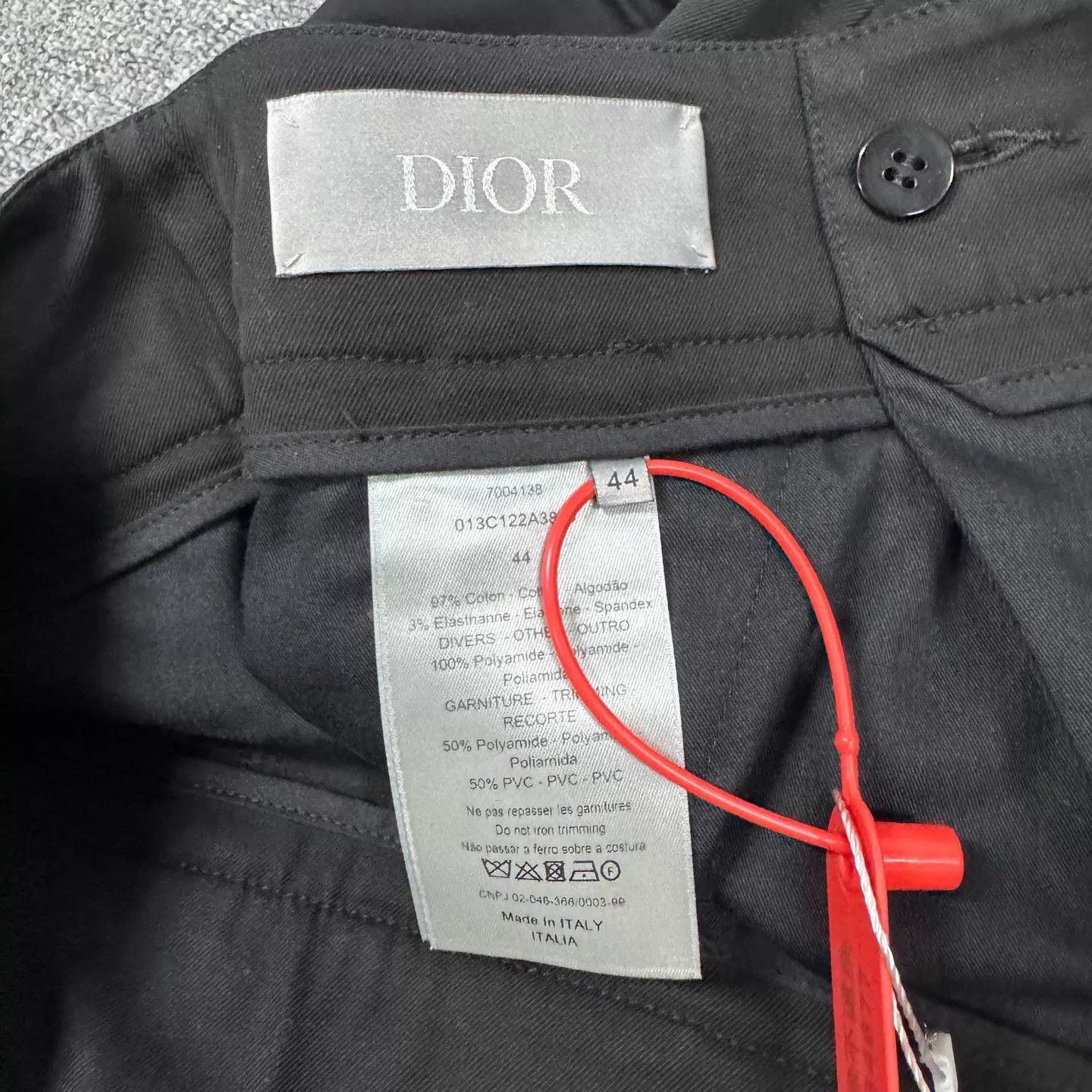Dior Dior Logo Velcro Pocket Cargo Pants Women's Size 44 Size 32" / US 10 / IT 46 - 6 Thumbnail