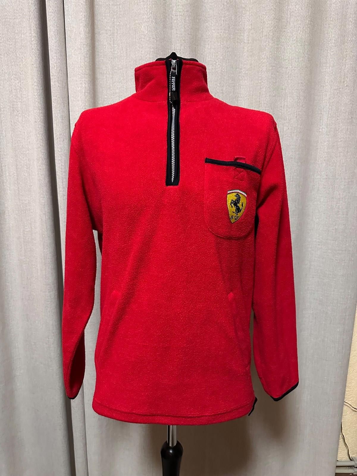 Ferrari Vintage Ferrari Fleece Sweatshirt Quarter Zip F1 Racing 1999 Size US S / EU 44-46 / 1 - 1 Thumbnail