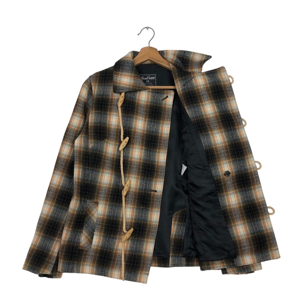 Final Home 🔥VINTAGE WOOL JACKET FINAL HOME ISSEY MIYAKE TARTAN DESIGN Size US XS / EU 42 / 0 - 13 Thumbnail