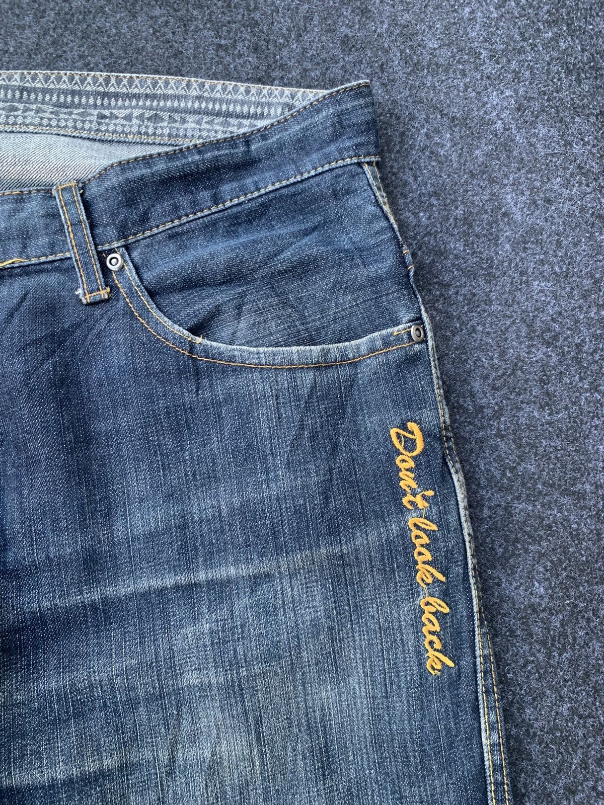 Japanese Brand VINTAGE ILL'S SATISFACTION JEANS. Size US 35 - 4 Thumbnail