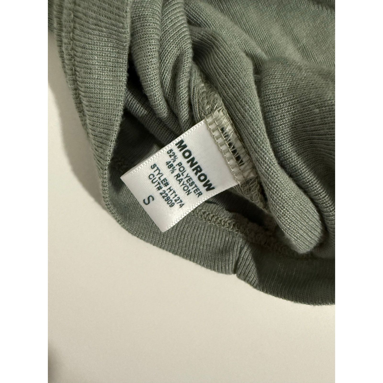 MONROW $95 New Monrow Rob Mock neck Tank - Small - Green Size S / US 4 / IT 40 - 5 Thumbnail