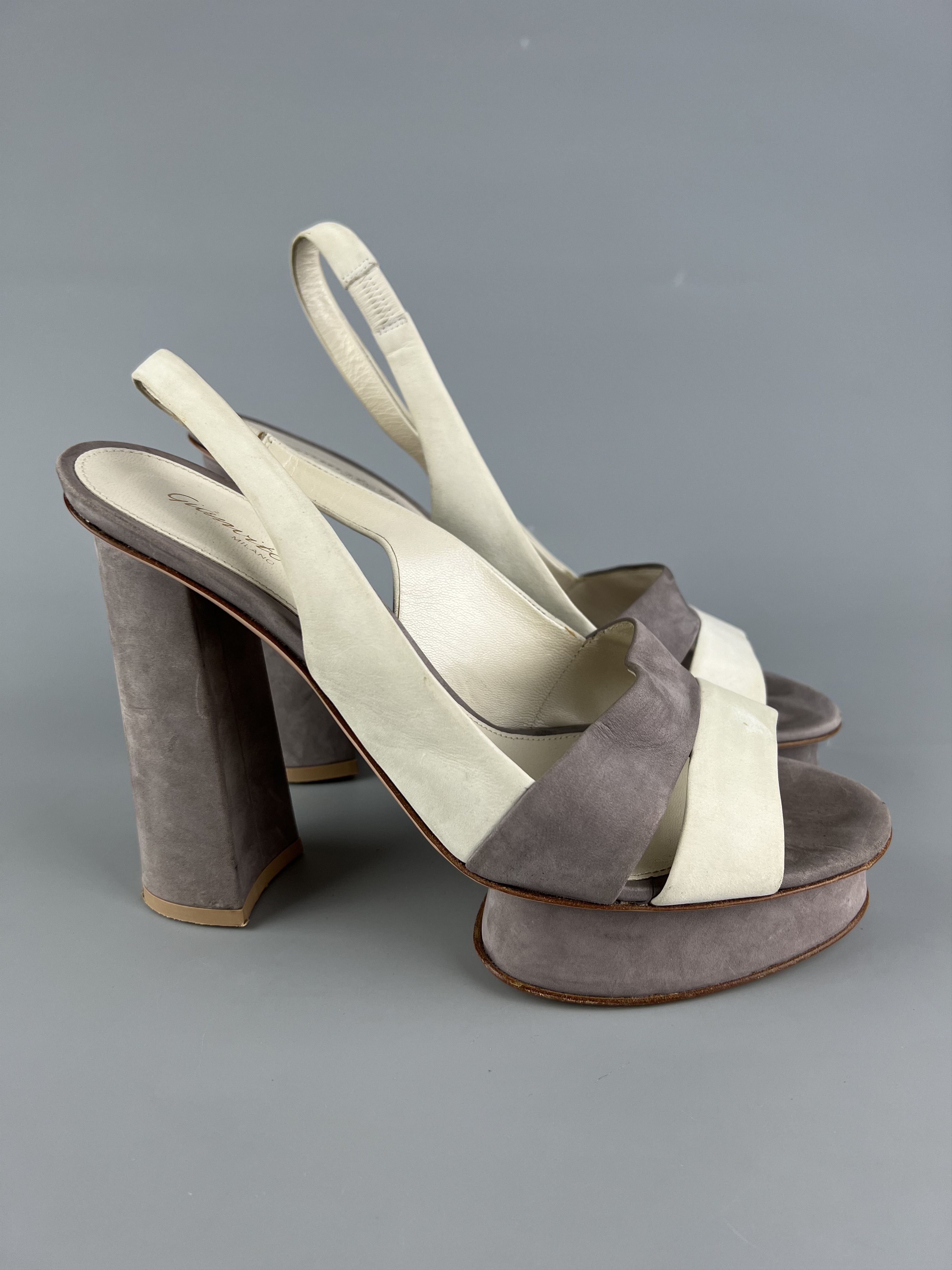 Gianvito Rossi Gianvito Rossi Ankle Strap Chunky Heel Sandals Platform Size US 8.5 / IT 38.5 - 2 Thumbnail