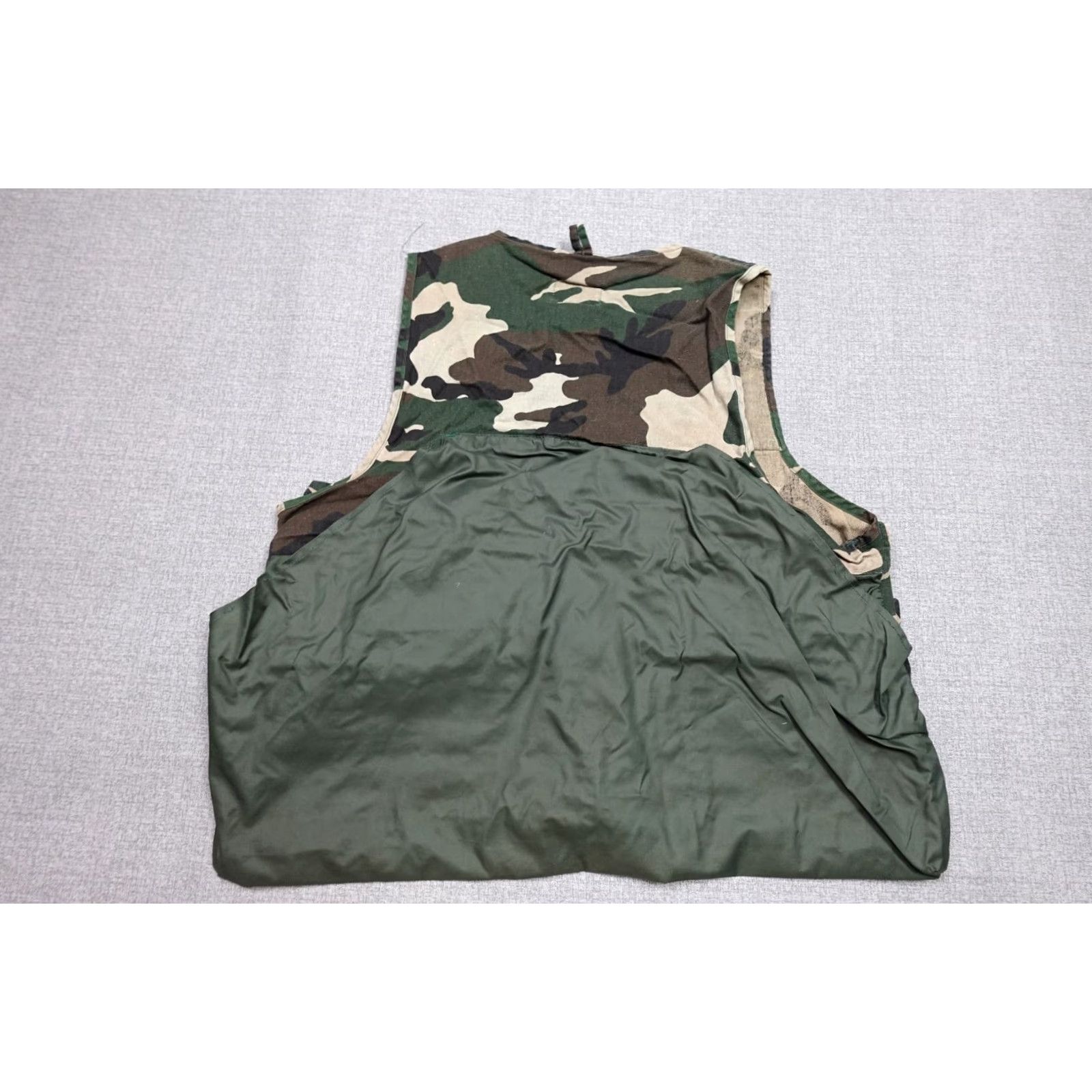 Vintage Sports Afield Vest Shirt Mens L Green Camouflage Quilted Padded Winter Hunting Outdoors Streetwear Size US L / EU 52-54 / 3 - 4 Thumbnail