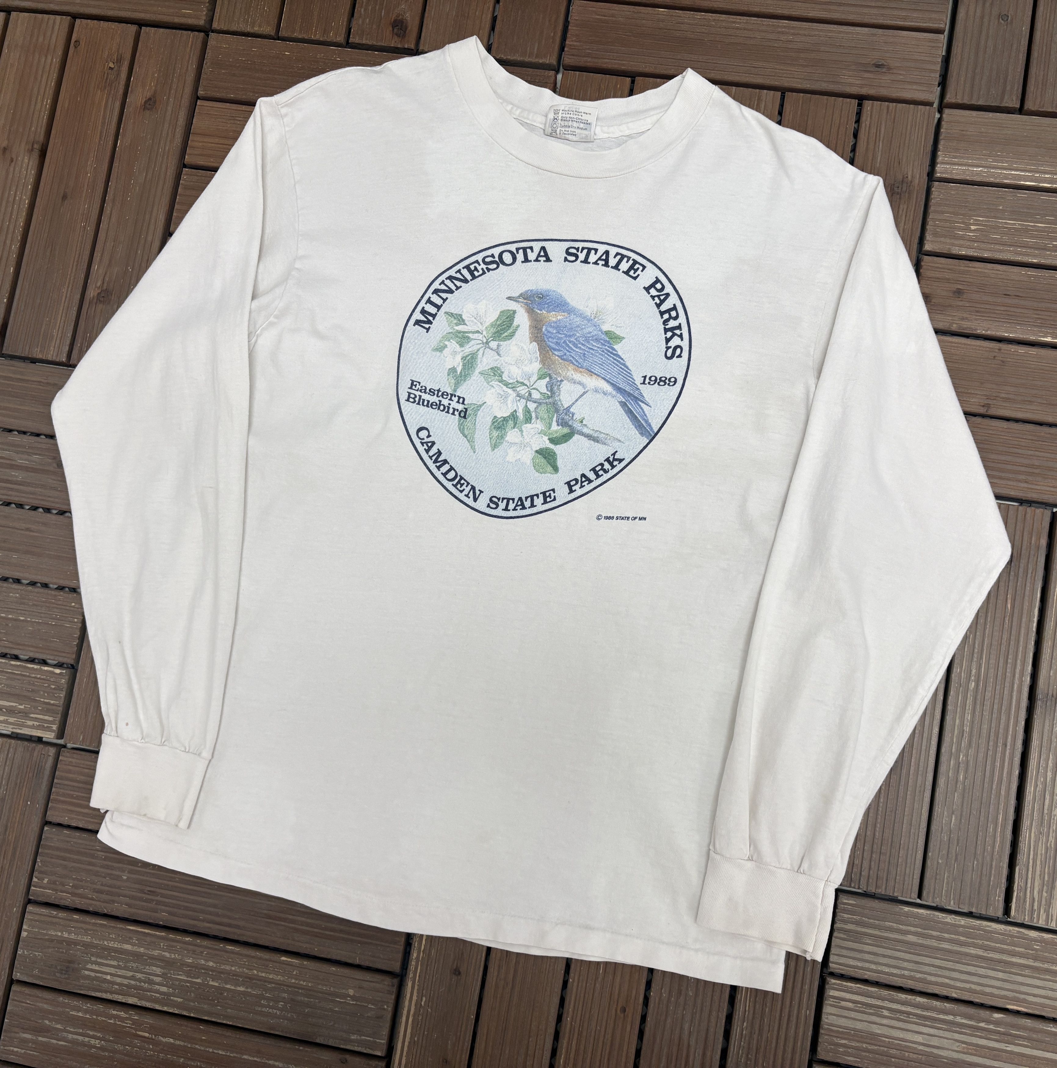Vintage Minnesota Camden State Park Vintage White T-Shirt Tee Size US L / EU 52-54 / 3 - 4 Thumbnail