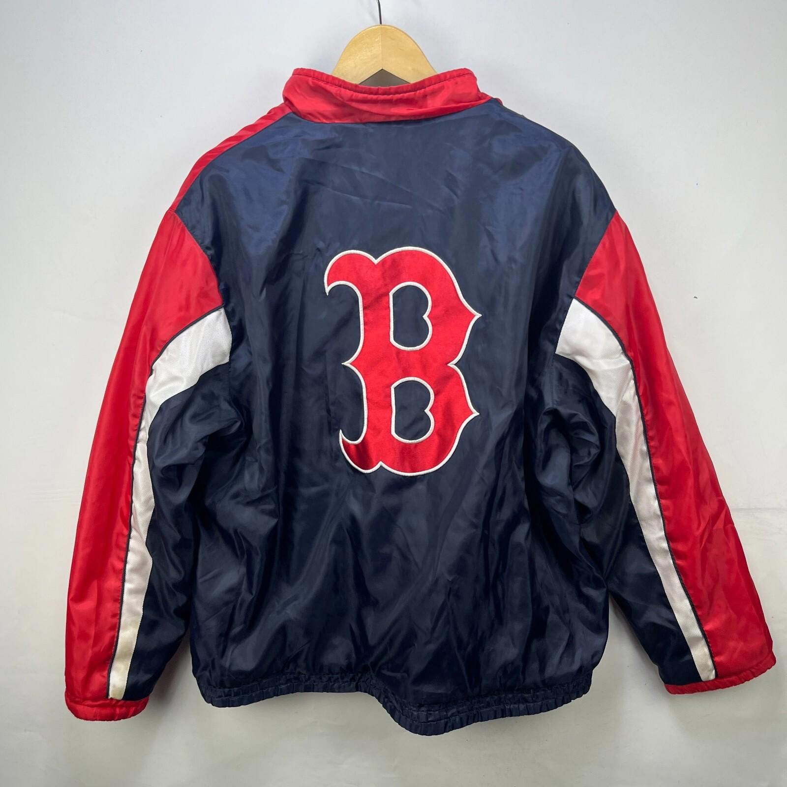 MLB intage Boston Red Sox Reversible Jacket MLB Large Size ONE SIZE - 7 Thumbnail