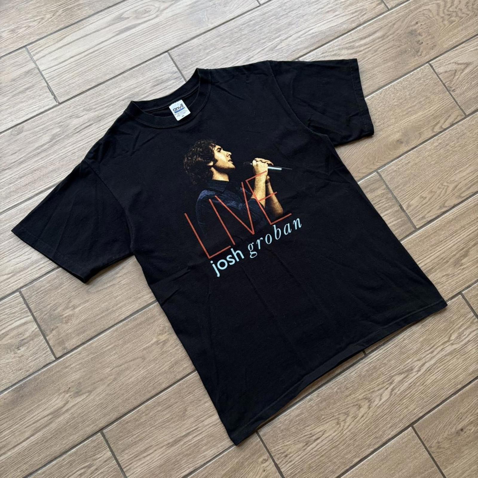 Anvil Vintage 2005 Josh Groban Tour T-Shirt Size US M / EU 48-50 / 2 - 3 Thumbnail