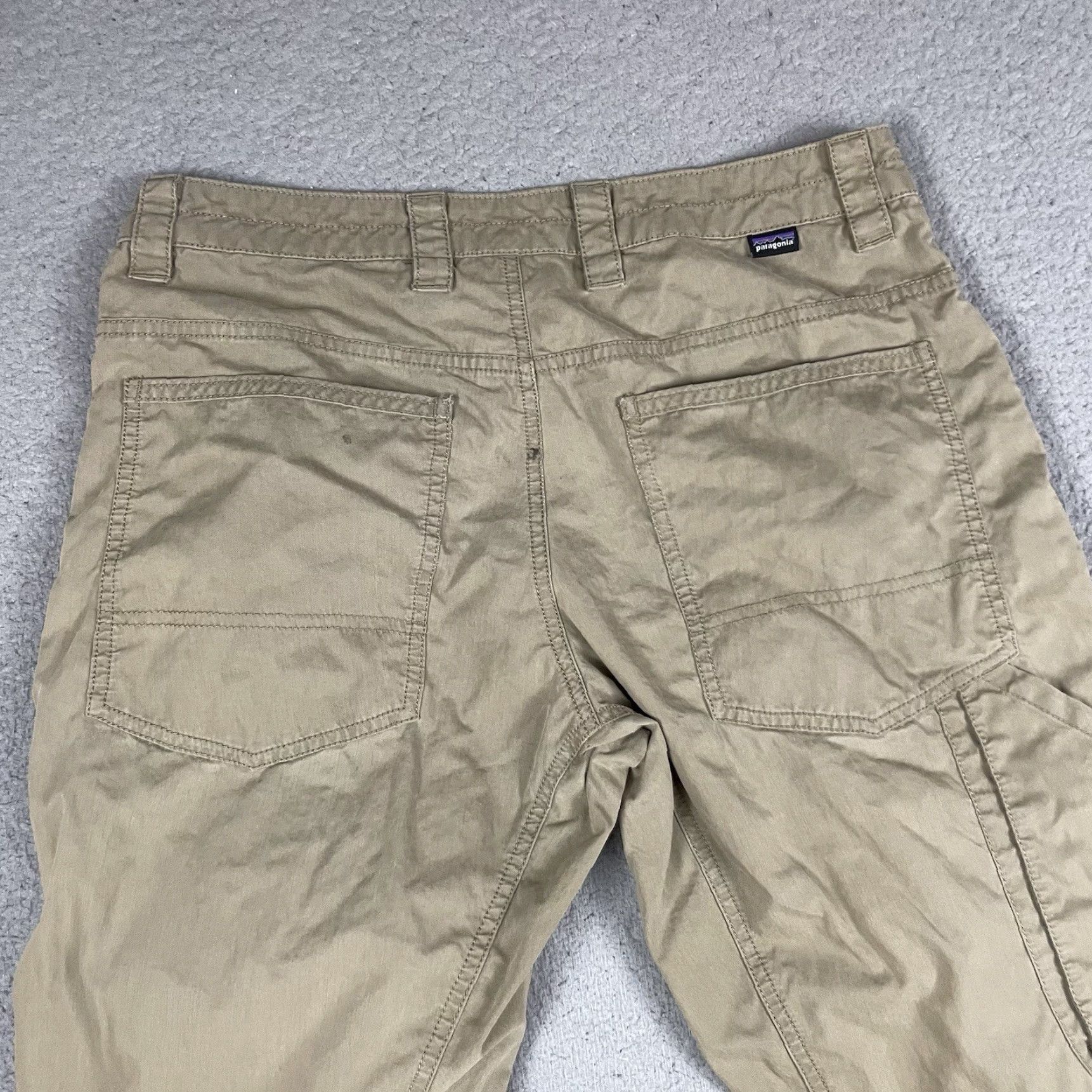 Patagonia Patagonia Pants Men's 30 Beige Organic Cotton Nylon Outdoor Hiking Distressed Carpenter Size US 30 / EU 46 - 7 Thumbnail