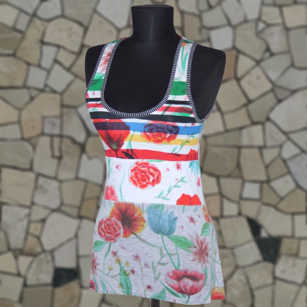 Desigual Desigual Shirt S Multicoloured Short Sleeve Womens Size S Size S / US 4 / IT 40 - 1 Thumbnail