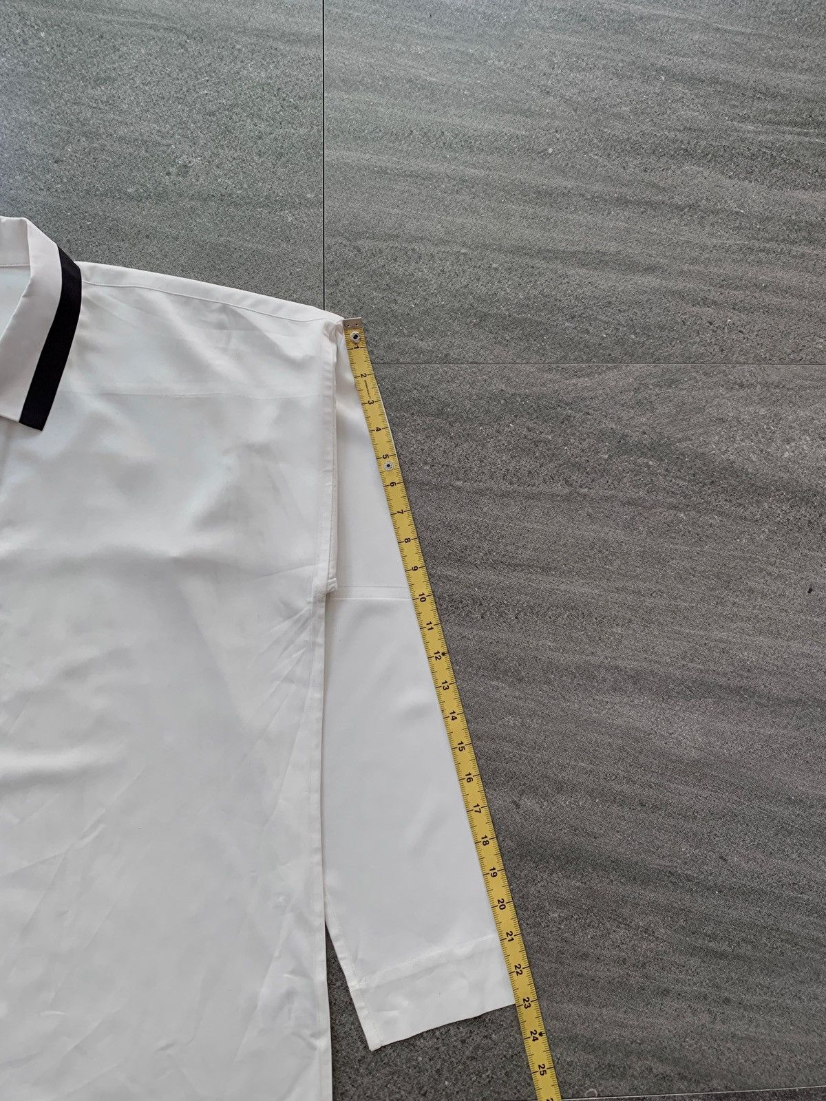 Homme Plisse Issey Miyake FREE TAX! Paneled Two Tone Polyester Ls Shirts Size US L / EU 52-54 / 3 - 10 Thumbnail