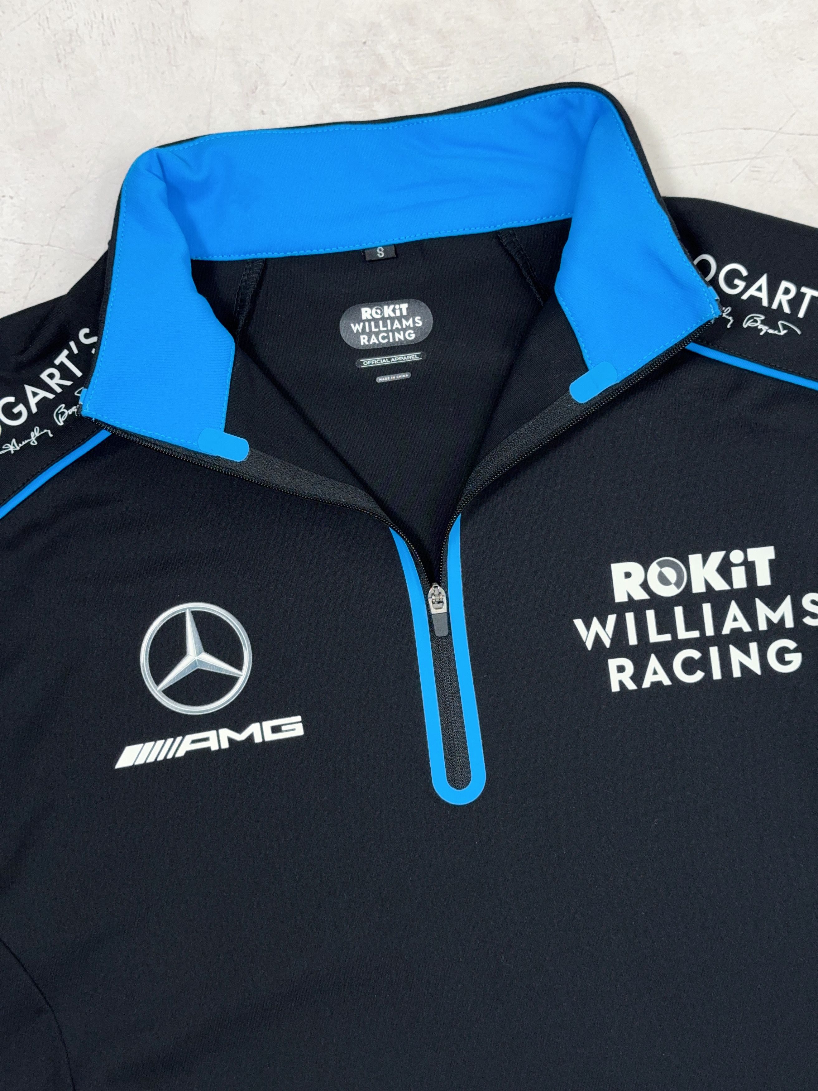 Formula 1 Williams Racing Rokit 1/4 zip Sweatshirt F1 2020 Size US S / EU 44-46 / 1 - 6 Thumbnail
