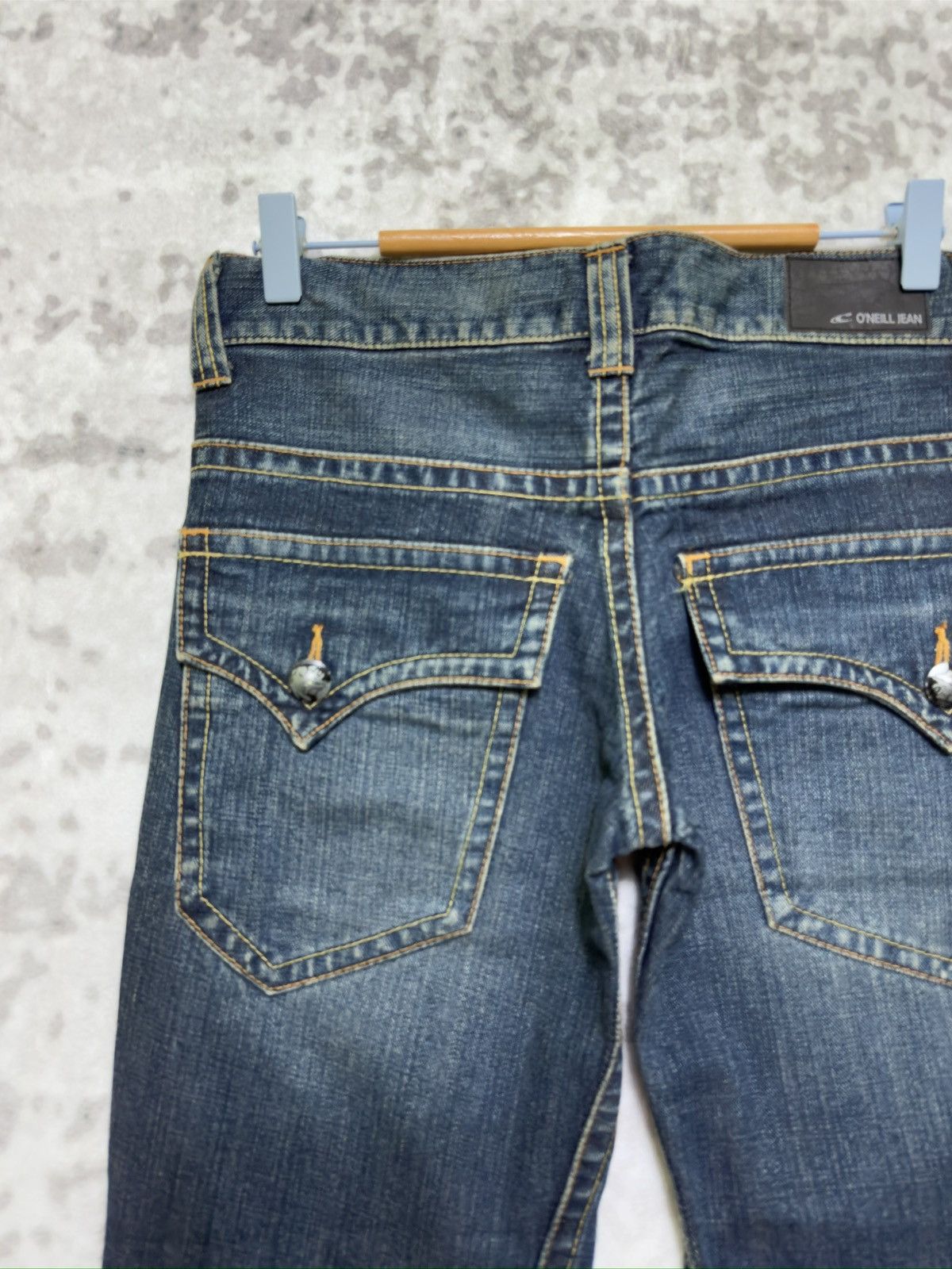 O'Neill Y2K O’Neill Flared Spiral Leg Jeans Embroidered Cross Denim Size US 30 / EU 46 - 9 Thumbnail