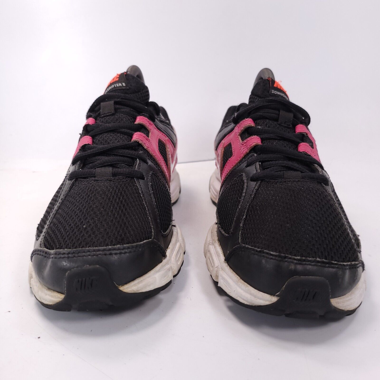 Nike Nike Downshifter 5 Shoe Womens Size 7 537571-004 Black Pink Size US 7 / IT 37 - 2 Thumbnail