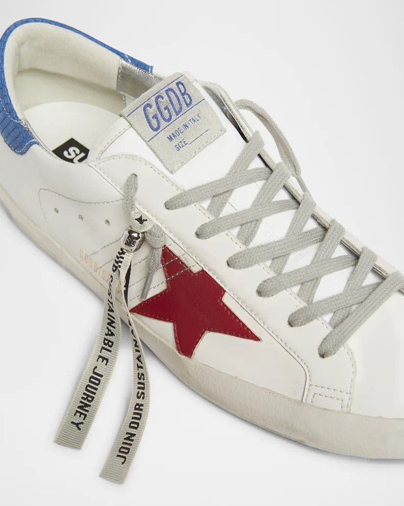 Golden Goose o1w1db10426 Super-Star Low-Top Sneakers in Multicolor Size US 12 / EU 45 - 6 Thumbnail