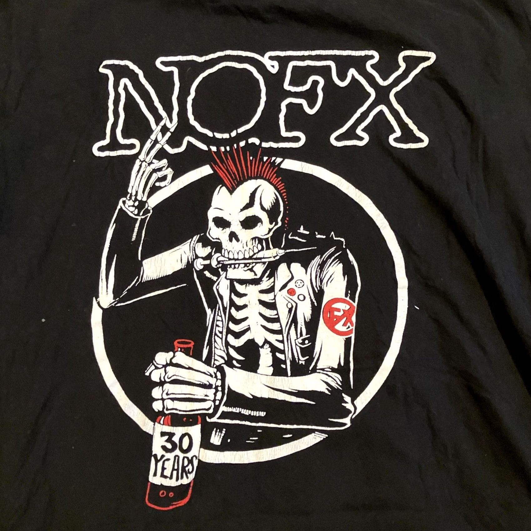 Gildan Vintage NoFX Gildan 30 Years European Tour T Shirt RARE Men's Size XL Size US XL / EU 56 / 4 - 2 Thumbnail