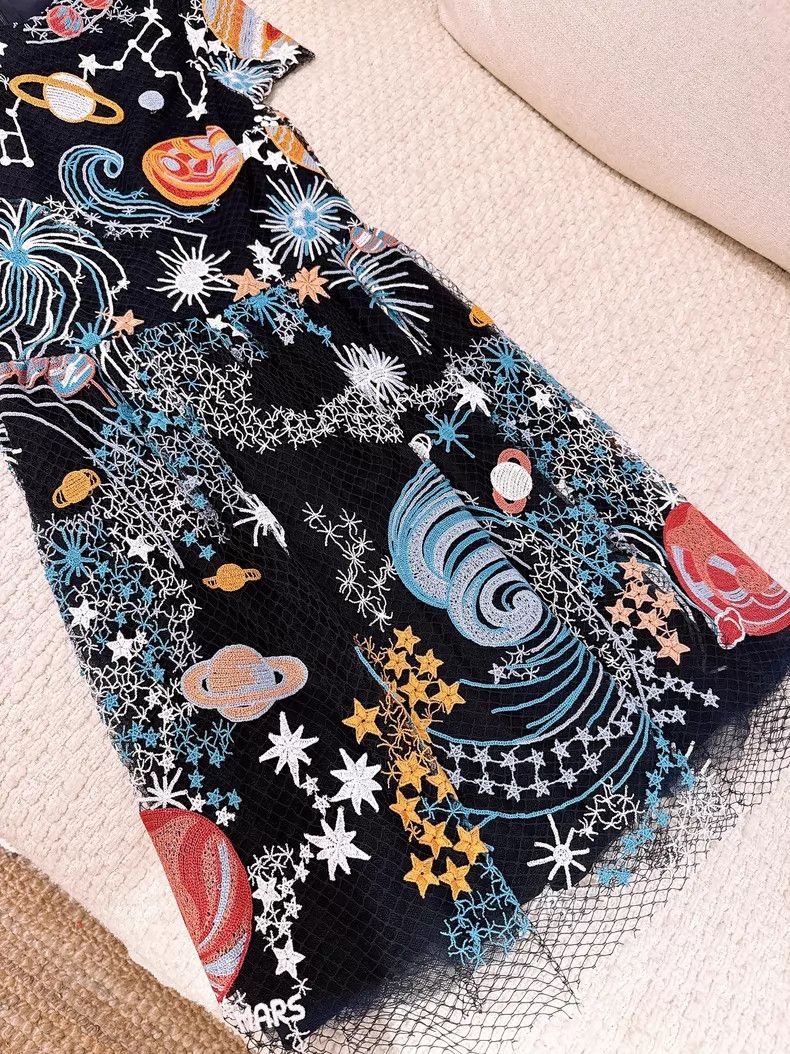 Valentino Valentino Starry sky dress Size S / US 4 / IT 40 - 3 Thumbnail