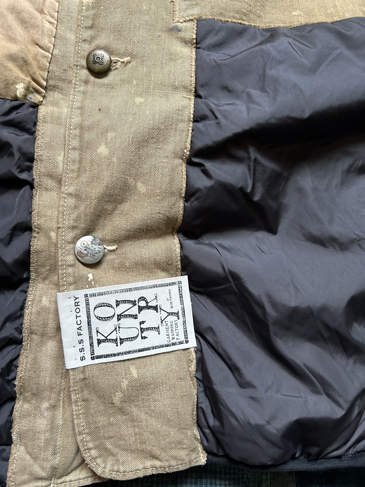 Kapital Kapital kountry reconstructed reversible vest Size US L / EU 52-54 / 3 - 12 Thumbnail