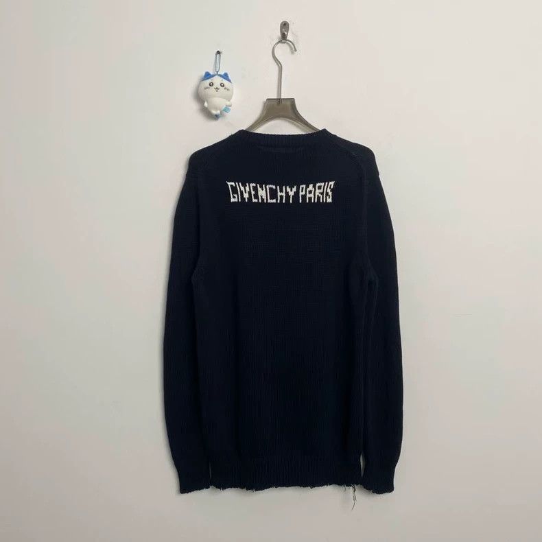 Givenchy Givenchy Large Logo Knitwear with Front and Back Design 250 Size US M / EU 48-50 / 2 - 3 Thumbnail