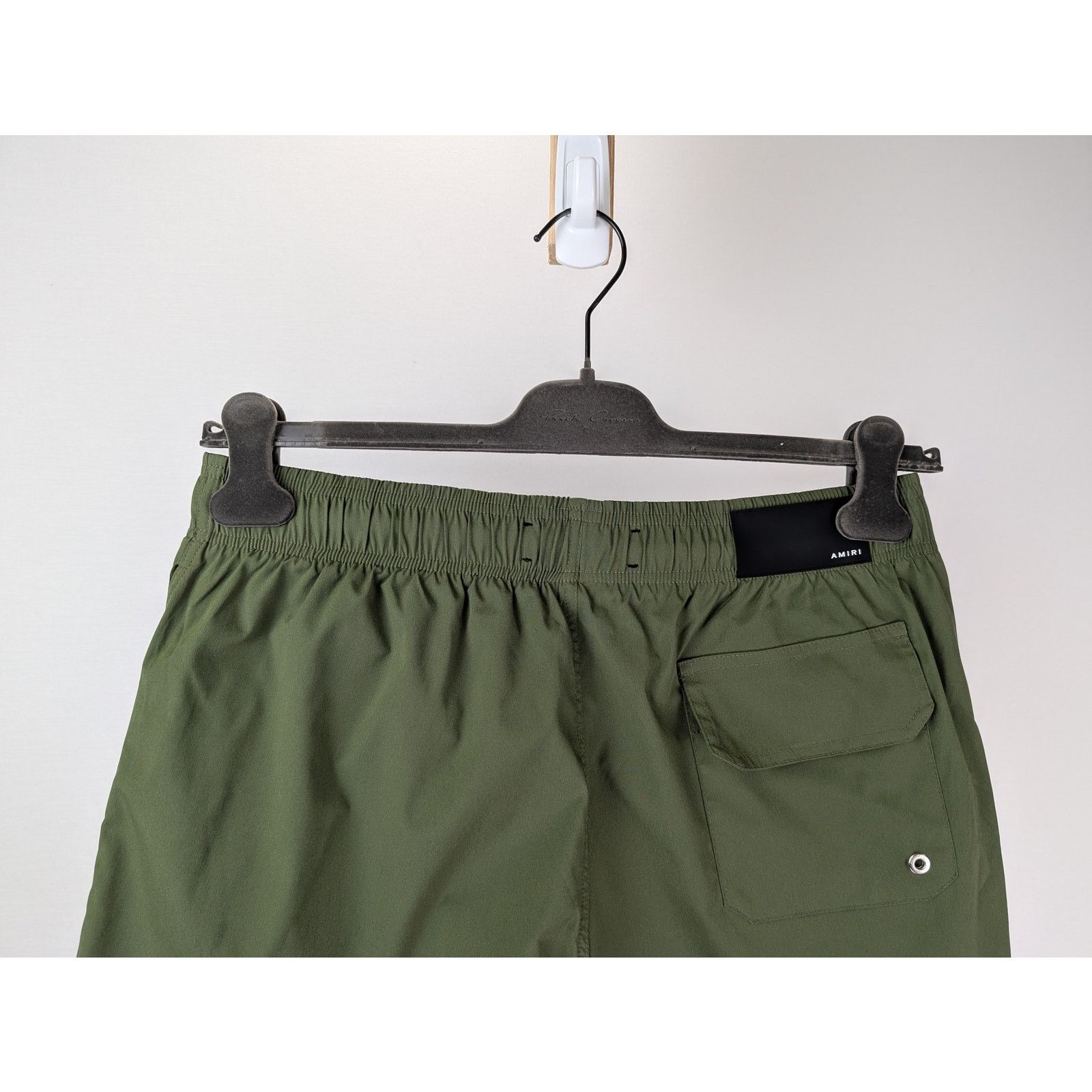 Amiri o1rshd1 Core Logo Swimtrunk Swim Wear Shorts Military Green Size US 30 / EU 46 - 7 Thumbnail