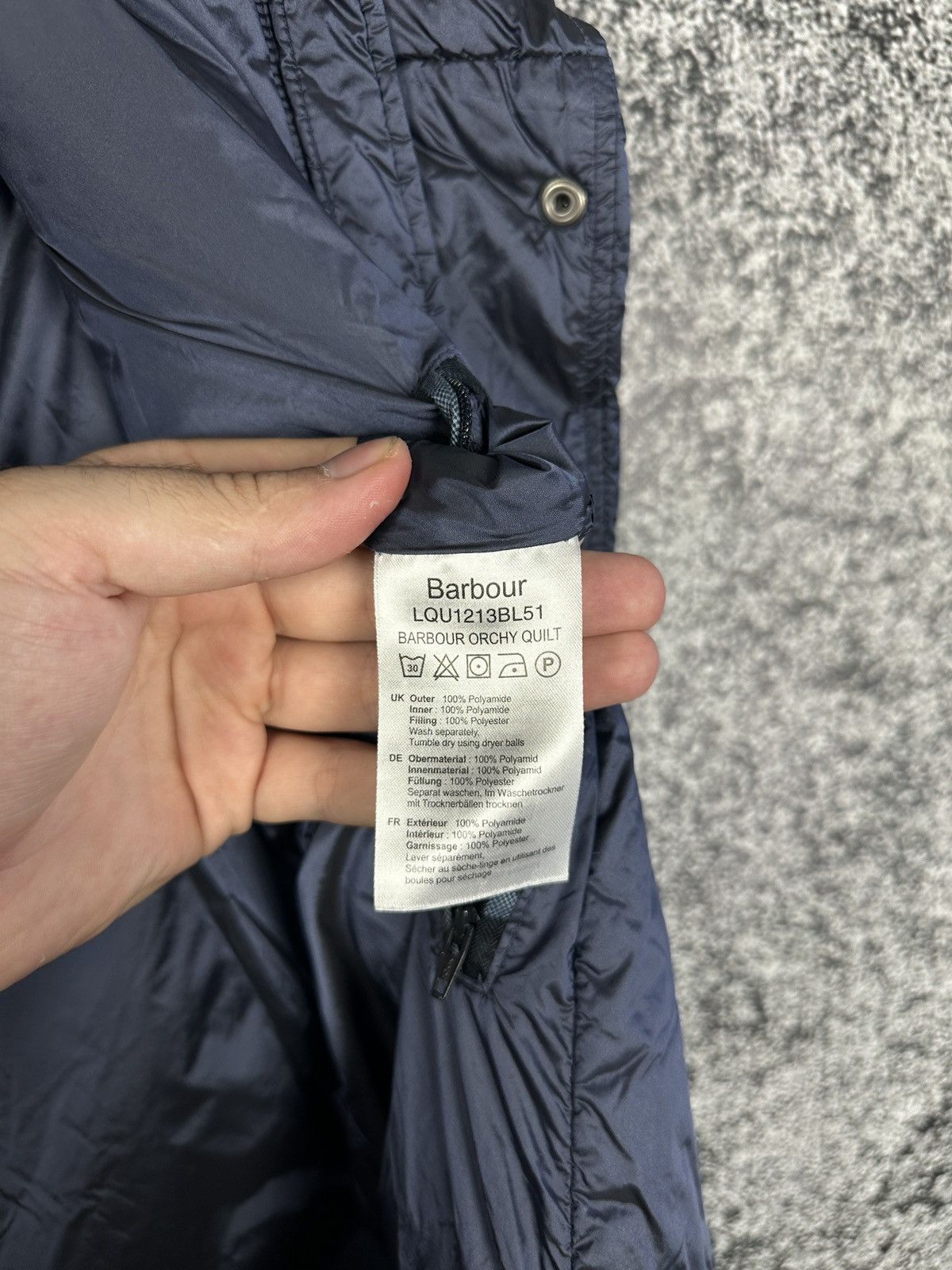 Barbour Women’s Barbour Orchy Quilt Jacket Full Zip Fibre Down Coat Size M / US 6-8 / IT 42-44 - 7 Thumbnail