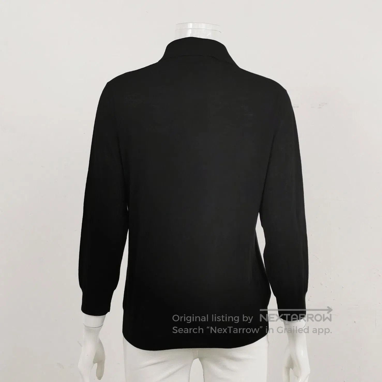 Prada Prada Black Wool Polo Neck Sweater . Size L / US 10 / IT 46 - 2 Thumbnail