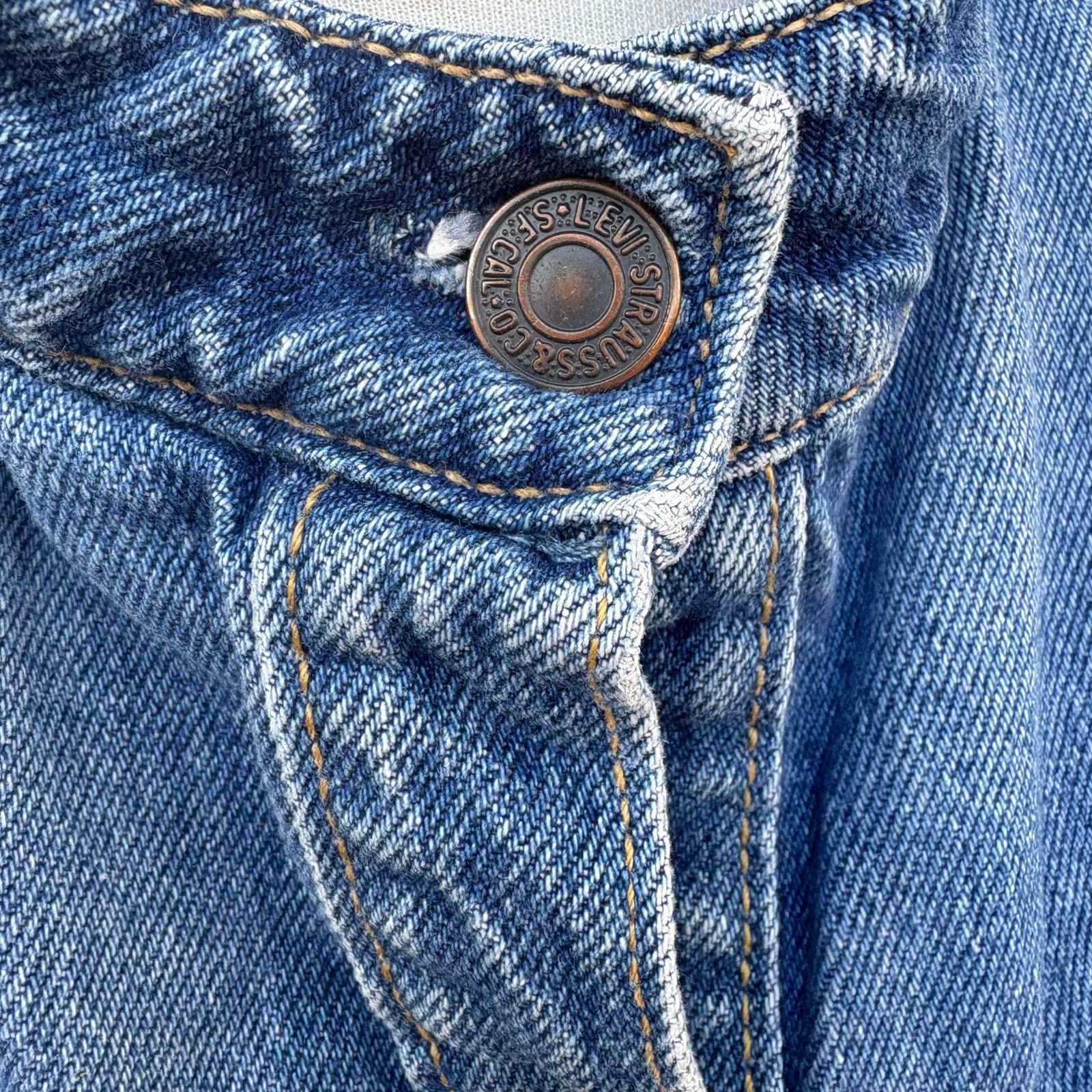 Levi's VTG Levi Strauss Denim Vest Sz Misses M 8-10 100% cotton Size M / US 6-8 / IT 42-44 - 8 Thumbnail