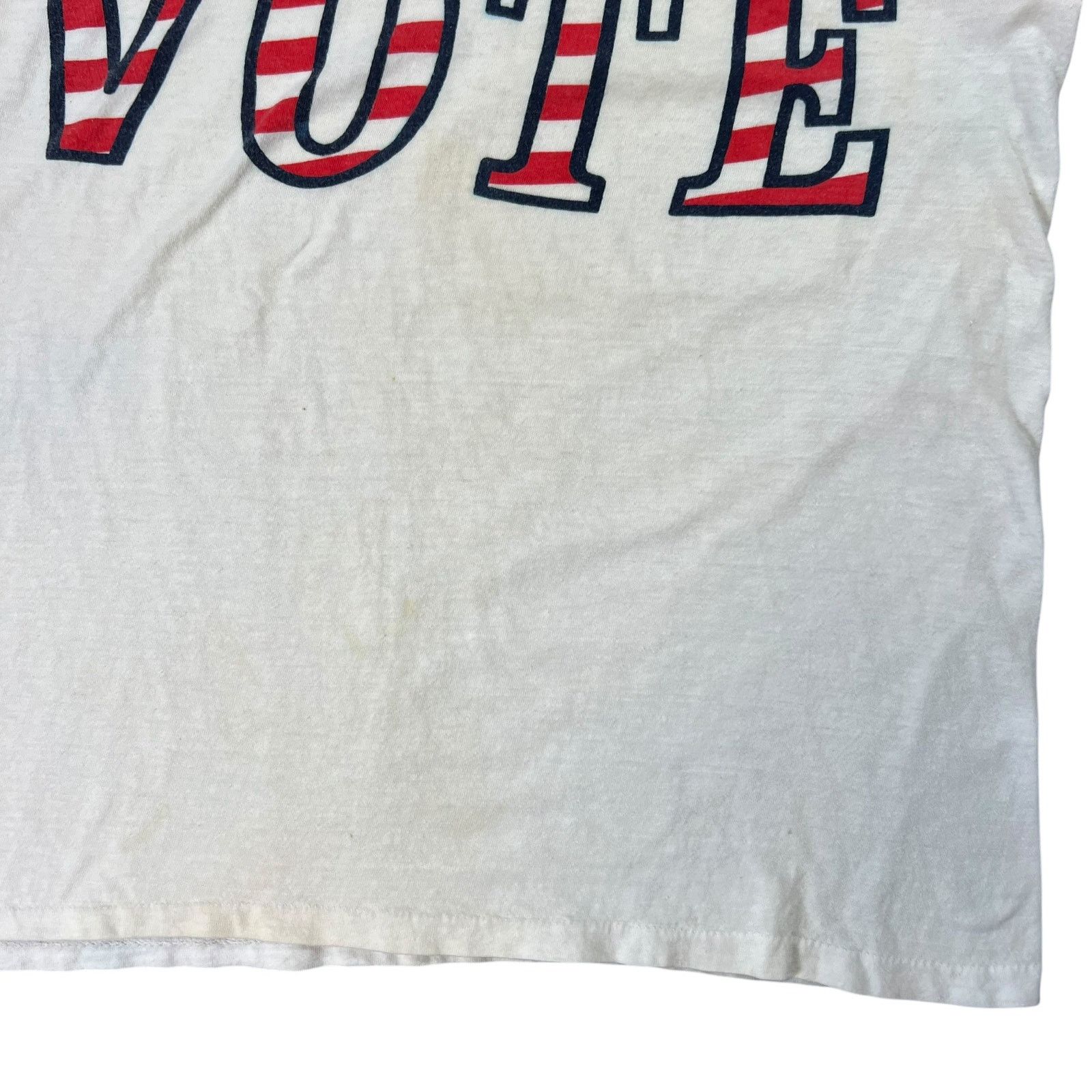 Vintage Vintage 1970s VOTE ringer tee (M) Size US M / EU 48-50 / 2 - 2 Thumbnail
