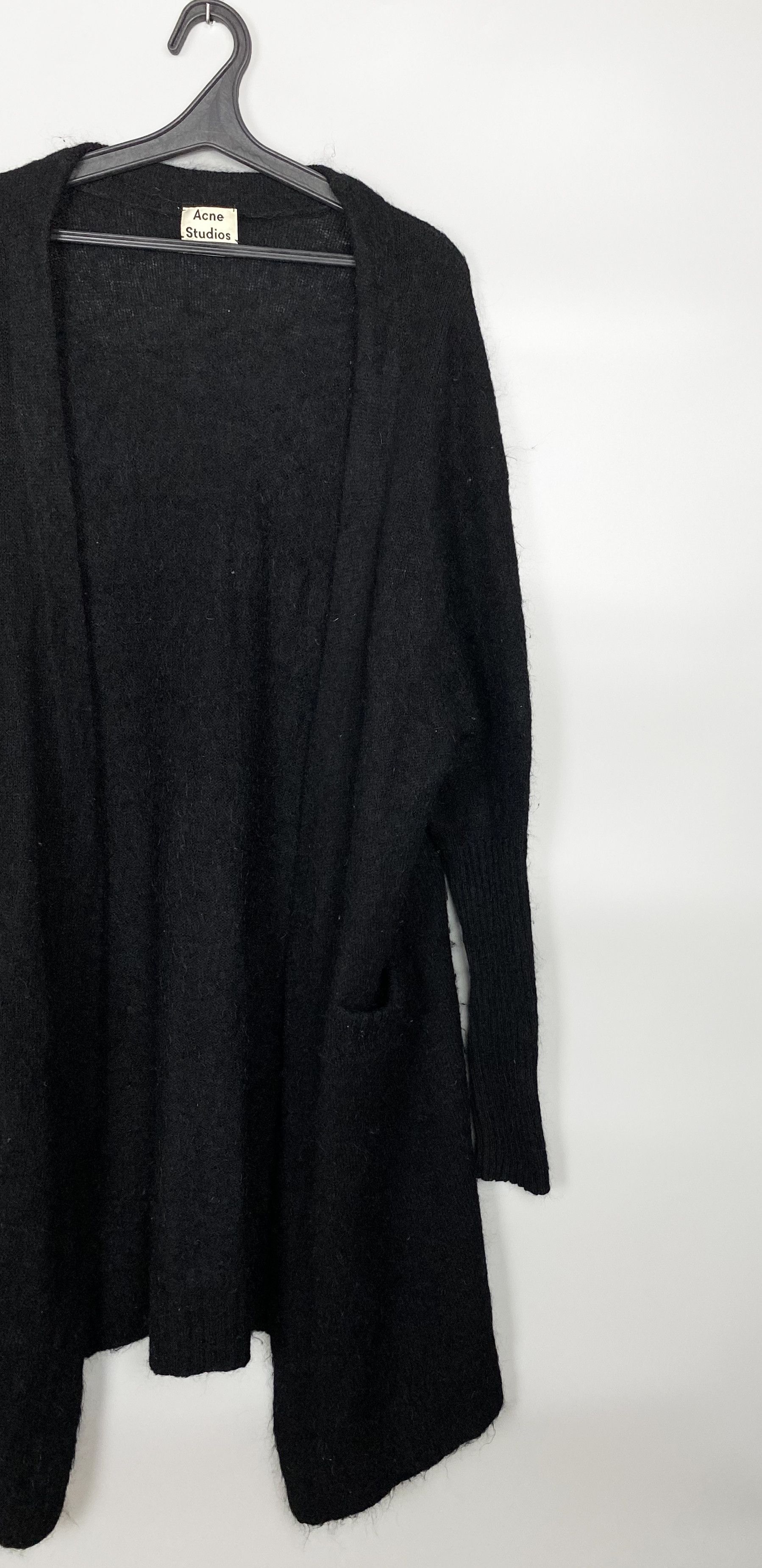 Acne Studios Acne Studios Raya Paw14 Mohair Wool Black Cardigan Size S / US 4 / IT 40 - 6 Thumbnail