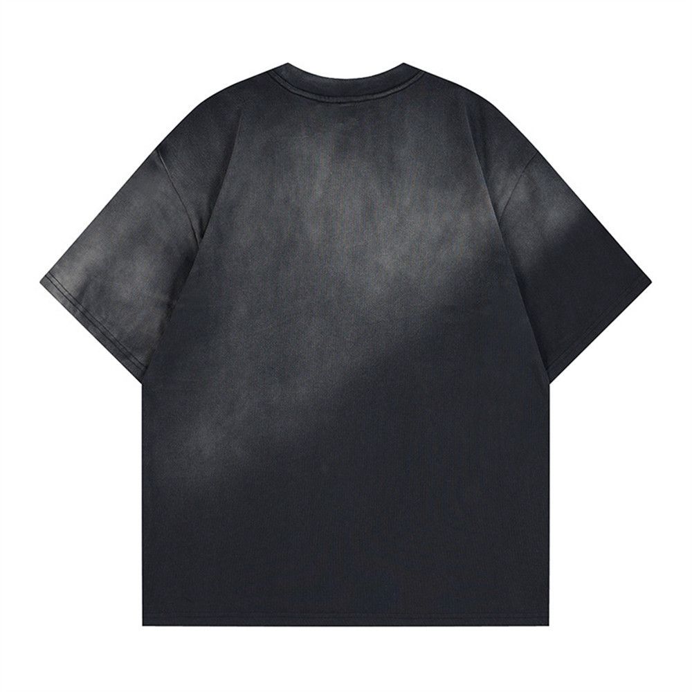 Vintage Hip-hop rock cartoon print spray-dye distressed t-shirt Size US M / EU 48-50 / 2 - 2 Thumbnail