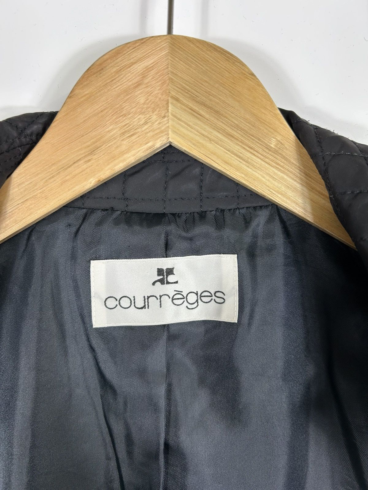 Courreges × Vintage ⚡️Vintage Courreges Quilted Snap Button Cropped Jacket Size S / US 4 / IT 40 - 11 Thumbnail