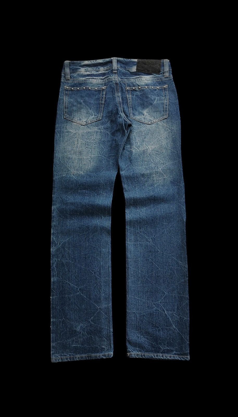Japanese Brand The Vintage Standard Studded Original Jeans Distressed Denim Size US 32 / EU 48 - 2 Thumbnail