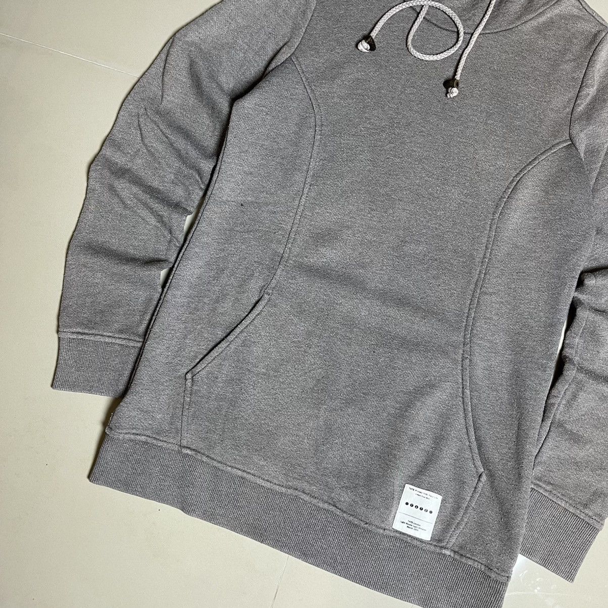 Japanese Brand Tate Asymmetric High Neck Hoodie Japan Avant-Garde Rare Size US S / EU 44-46 / 1 - 3 Thumbnail
