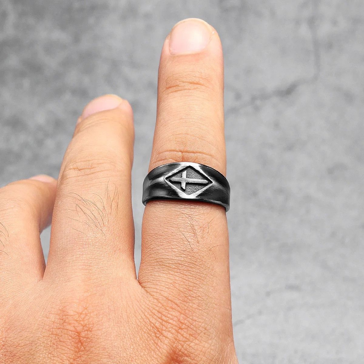 Jewelry Retro Cross Ring Size ONE SIZE - 3 Thumbnail