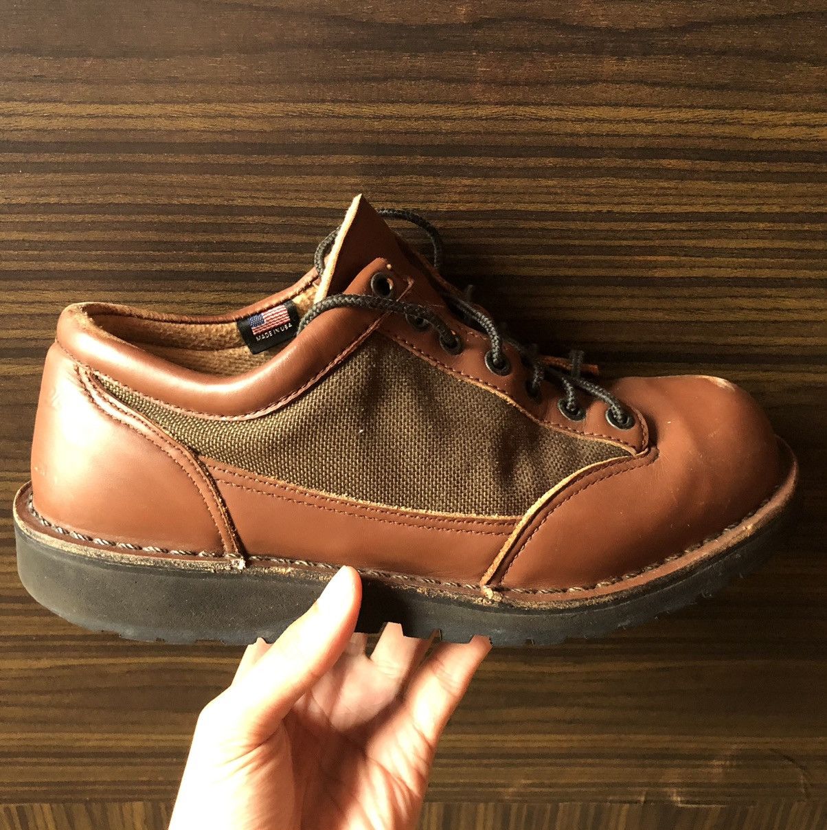 Danner Danner LT III Lo Cedar utility hiking boot USA made Size US 6.5 / EU 39-40 - 4 Thumbnail